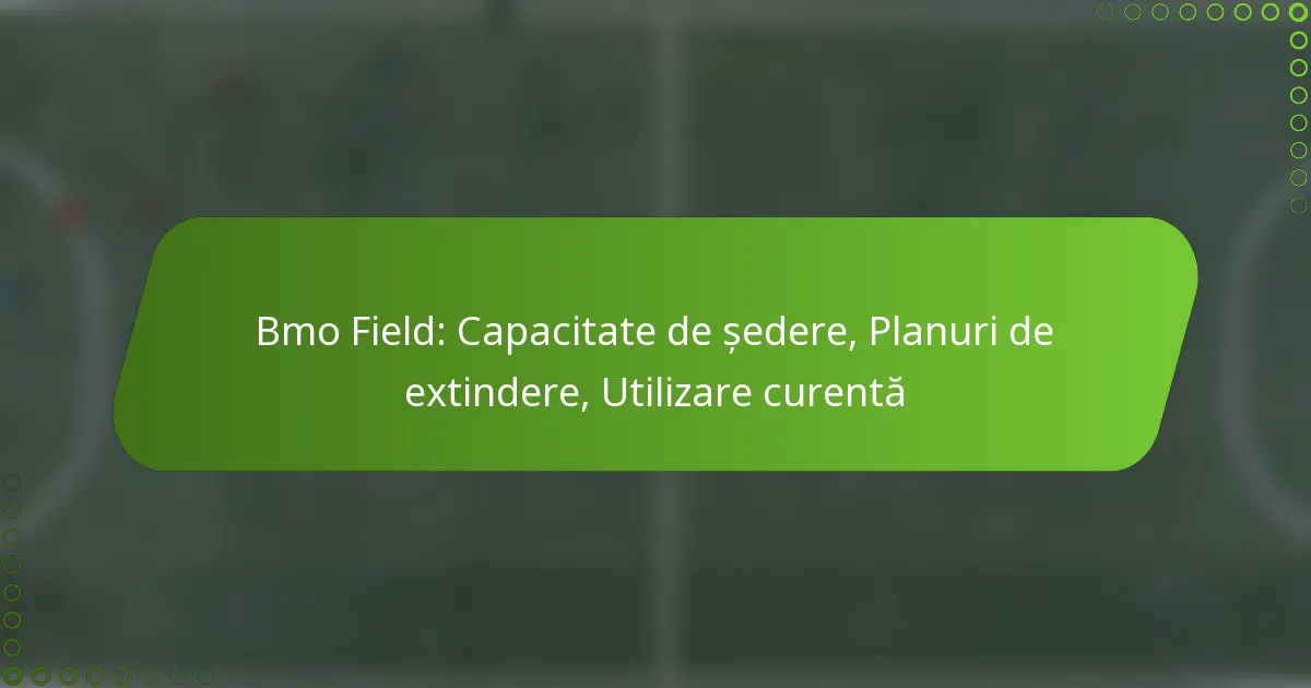 Bmo Field: Capacitate de ședere, Planuri de extindere, Utilizare curentă